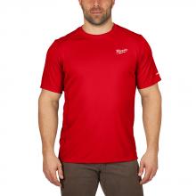 Milwaukee 414R-L - WORKSKIN™ Lightweight Performance Shirt - Short Sleeve - Red L