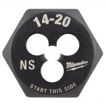 Milwaukee 49-57-5333 - 14-20 NS 1-Inch Hex Threading Die