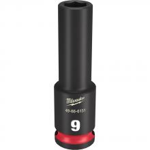 Milwaukee 49-66-6151 - SHOCKWAVE™ Impact Duty™ 3/8" Drive 9MM Deep 6 Point Socket