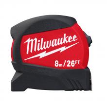 Milwaukee 48-22-0426 - 8M/26Ft Compact Wide Blade Tape Measure