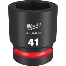 Milwaukee 49-66-6604 - SHOCKWAVE™ Impact Duty™ 1" Drive 41MM Standard 6 Point Socket