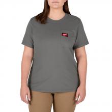 Milwaukee F451G-XS - Women's GRIDIRON™Pocket T-Shirt - Short Sleeve Gray XS