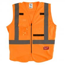 Milwaukee 48-73-5031 - High Visibility Orange Safety Vest - S/M