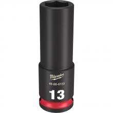 Milwaukee 49-66-6155 - SHOCKWAVE™ Impact Duty™ 3/8" Drive 13MM Deep 6 Point Socket