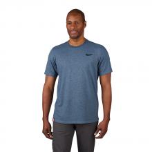 Milwaukee 603BL-L - FREEFLEX™ Hybrid Work Tee - Short Sleeve - Blue L