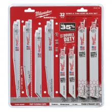 Milwaukee 49-22-1132 - 32 pc. Mega Sawzall® Blade Kit