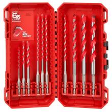 Milwaukee 48-20-9058 - 10pc. SHOCKWAVE Impact Duty™ Carbide Hammer Drill Bit Kit