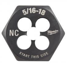 Milwaukee 49-57-5342 - 5/16"-18 NC 1-Inch Hex Threading Die