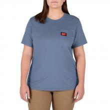 Milwaukee F451U-M - Women's GRIDIRON™Pocket T-Shirt - Short Sleeve Blue M