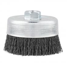 Milwaukee 48-52-1300 - 4 in. Carbon Steel Crimped Wire Cup Brush