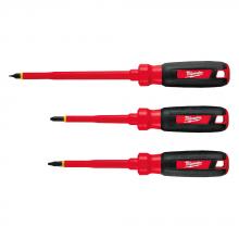 Milwaukee 48-22-2202 - 3-Piece 1000V Insulated Screwdriver Set