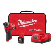 Milwaukee 2553-21 - 1/4" Hex Impact Driver 1 Bat Kit