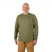 Milwaukee 604GN-L - FREEFLEX™ Hybrid Work Tee - Long Sleeve - Green L