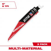 Milwaukee 48-00-5371 - 6" The WRECKER™ with NITRUS CARBIDE™ 3PK