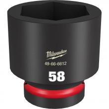 Milwaukee 49-66-6612 - SHOCKWAVE™ Impact Duty™ 1" Drive 58MM Standard 6 Point Socket