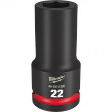 Milwaukee 49-66-6397 - SHOCKWAVE™ Impact Duty™ 3/4" Drive 22MM Deep 6 Point Socket