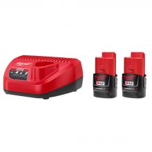 Milwaukee 48-11-2432P - M12™ 3.0CP Battery 2 Pack Starter Kit