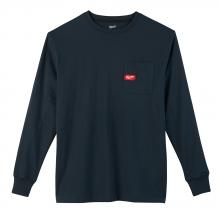 Milwaukee 602BL-S - HD Pocket T-Shirt - LS - Blue S