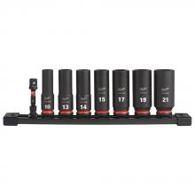 Milwaukee 49-66-7021 - 8PC SHOCKWAVE™ Impact Duty™ 3/8" Drive Metric Deep 6 Point Socket Set