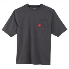 Milwaukee 601G-3X - HD Pocket T-Shirt - SS - Gray 3X