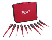 Milwaukee 48-22-2210 - 10 pc. 1000V Insulated Screwdriver Set w/ EVA Foam Case