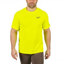 Milwaukee 414HV-3X - WORKSKIN™ Lightweight Performance Shirt - Short Sleeve - HI Vis 3X