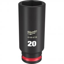 Milwaukee 49-66-6738 - SHOCKWAVE™ Impact Duty™ 3/8" Drive 20MM Deep 6 Point Socket