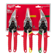 Milwaukee 48-22-4533 - 3-Piece Aviation Snip Set