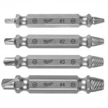 Milwaukee 49-57-9001 - M2 Steel Screw Extractor Set 4PC