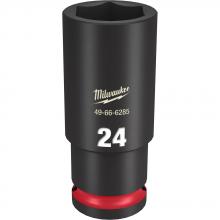 Milwaukee 49-66-6285 - SHOCKWAVE™ Impact Duty™ 1/2" Drive 24MM Deep 6 Point Socket