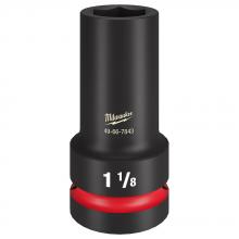 Milwaukee 49-66-7843 - SHOCKWAVE Impact Duty™ 1" Drive 1-1/8" Thin Wall Extra Deep 6 Point Socket