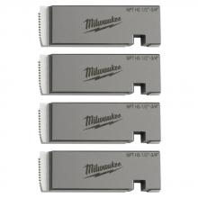 Milwaukee 48-36-1203 - Milwaukee® 1/2"-3/4" HIGH SPEED NPT Universal Pipe Threading Dies