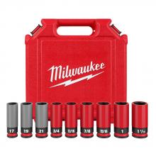 Milwaukee 49-66-7832 - SHOCKWAVE Impact Duty™ 1/2 Drive SAE & Metric 9PC Lug Nut Wheel Socket Set