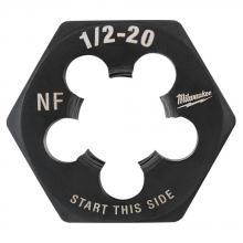 Milwaukee 49-57-5362 - 1/2"-20 NF 1-Inch Hex Threading Die