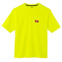 Milwaukee 601HV-L - HD Pocket T-Shirt - SS - Hi Vis L