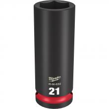 Milwaukee 49-66-6282 - SHOCKWAVE™ Impact Duty™ 1/2" Drive 21MM Deep 6 Point Socket