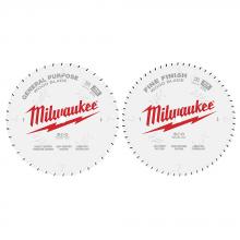 Milwaukee 48-40-1036 - 10 in. 2 Pack Circular Saw Blades