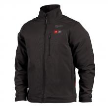 Milwaukee 204B-21M - Men's Medium M12 12 Volt Lithium-Ion Cordless Tough Shell Heated Jacket Kit - Black