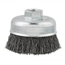 Milwaukee 48-52-5060 - 3 in. Carbon Steel Crimped Wire Cup Brush