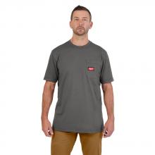 Milwaukee 605G-XL - GRIDIRON™ Pocket T-Shirt - Short Sleeve Gray XL