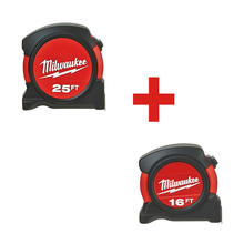 Milwaukee 48-22-5525H - 25 Ft. Tape with Free 16 Ft. Tape