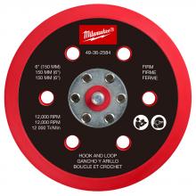 Milwaukee 49-36-2586 - 6" Pressure Sensitive Adhesive Sander Backing Pad – Firm