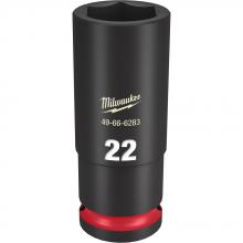 Milwaukee 49-66-6283 - SHOCKWAVE™ Impact Duty™ 1/2" Drive 22MM Deep 6 Point Socket