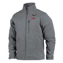 Milwaukee 204G-20XL - Men's 2X-Large M12 12 Volt Lithium-Ion Cordless TOUGHSHELL Gray Heated Jacket - Jacket Only