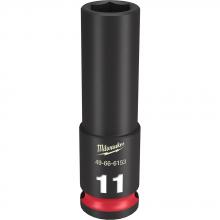 Milwaukee 49-66-6153 - SHOCKWAVE™ Impact Duty™ 3/8" Drive 11MM Deep 6 Point Socket