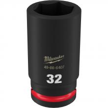 Milwaukee 49-66-6407 - SHOCKWAVE™ Impact Duty™ 3/4" Drive 32MM Deep 6 Point Socket