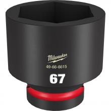 Milwaukee 49-66-6615 - SHOCKWAVE™ Impact Duty™ 1" Drive 67MM Standard 6 Point Socket