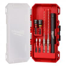 Milwaukee 48-20-9097 - 7PC. SHOCKWAVE Impact Duty™ Carbide Hammer Drill Bit Concrete Screw Install Set