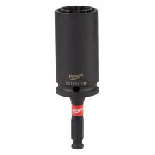 Milwaukee 49-66-5124 - SHOCKWAVE™ Lineman's 12PT 15/16 in. & 1-1/8 in. 2-in-1 Socket