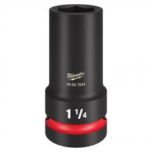 Milwaukee 49-66-7844 - SHOCKWAVE Impact Duty™ 1" Drive 1-1/4" Thin Wall Extra Deep 6 Point Socket